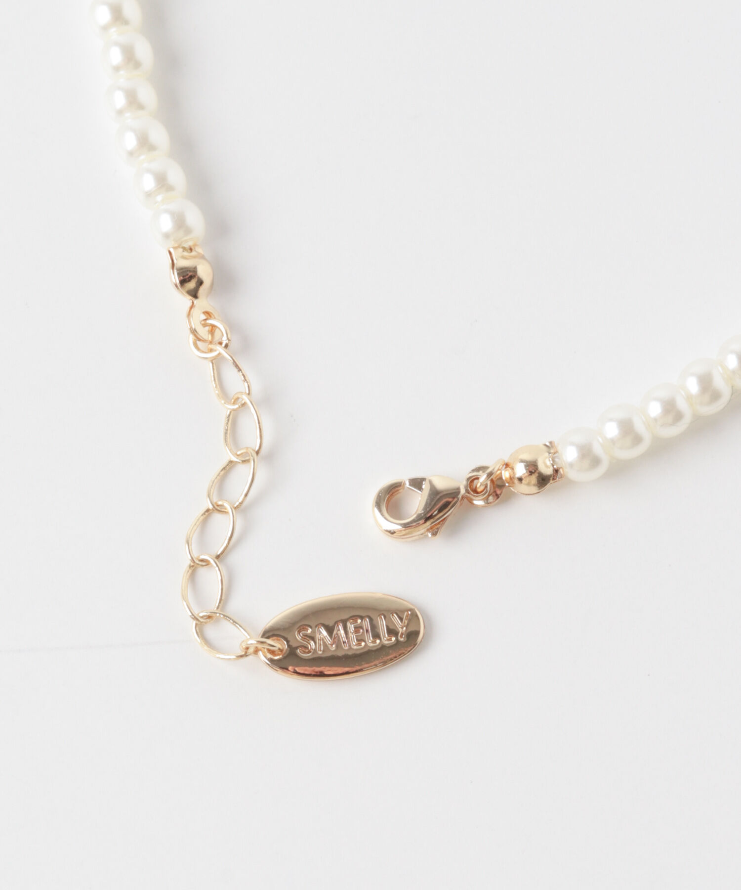 SMELLY「ミックスパールネックレス」|ネックレス|