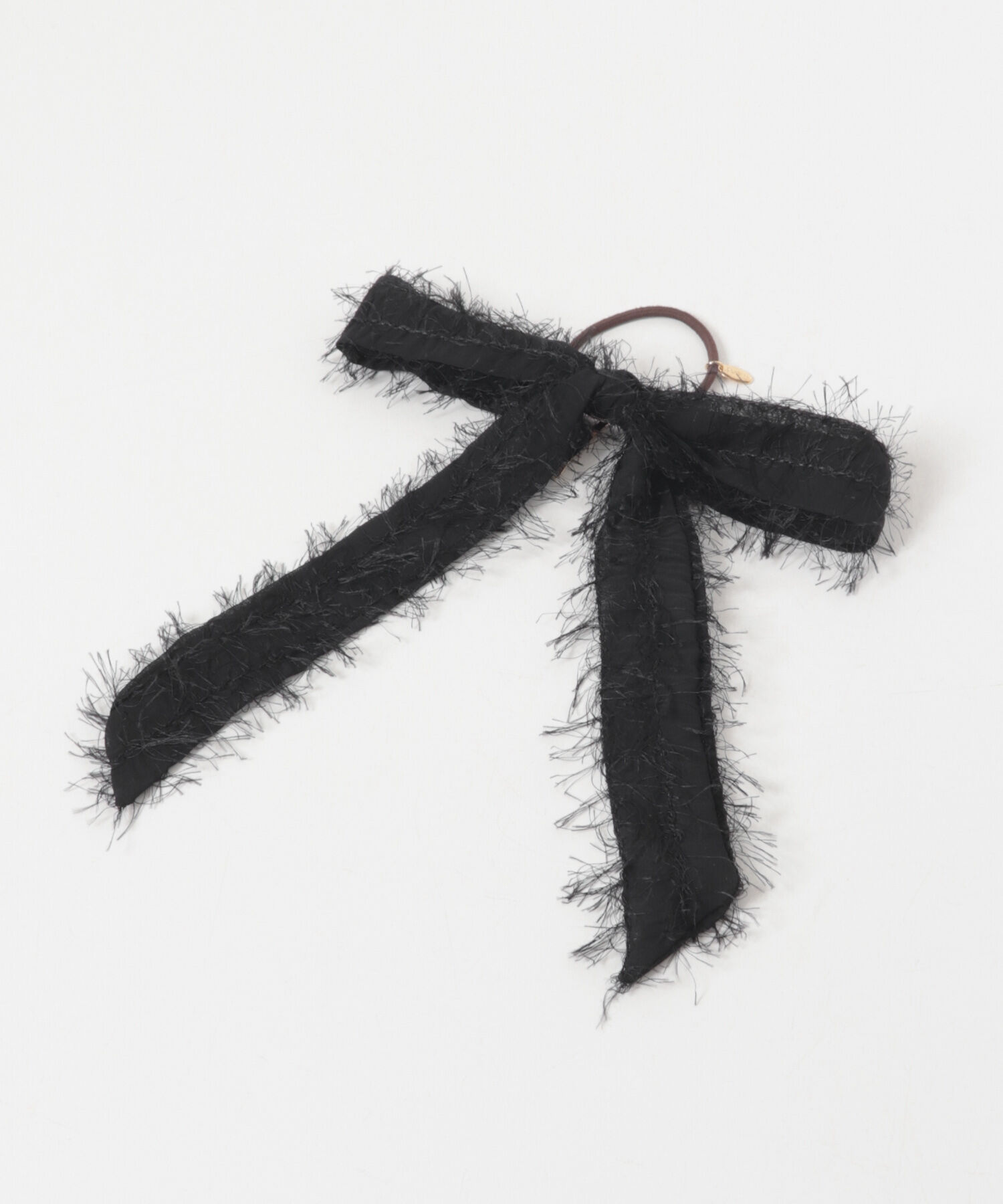 SMELLY「シアーフリンジリボンヘアカフ」|ヘアゴム・シュシュ|