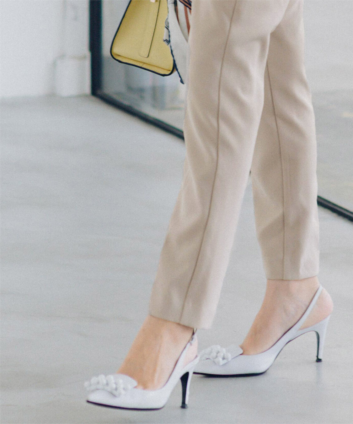 ur's「【星玲奈さんコラボアイテム】カラースティックパンツ」|スラックス|