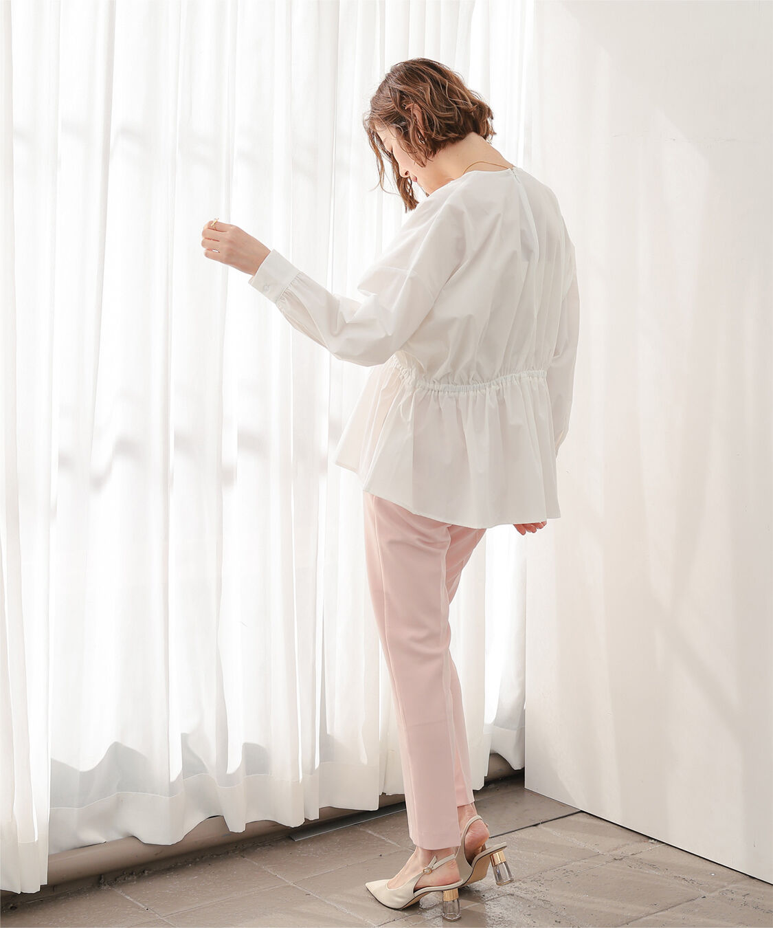 ur's「【星玲奈さんコラボアイテム】カラースティックパンツ」|スラックス|