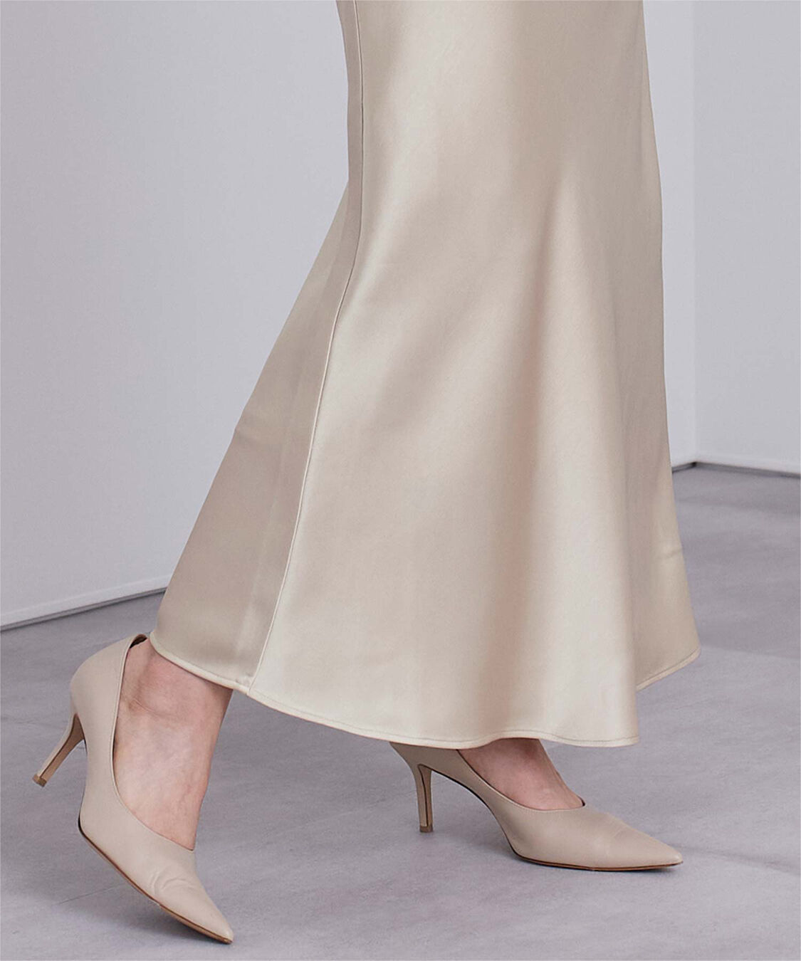 ur's「サテンマーメイドマキシスカート」|スカート|