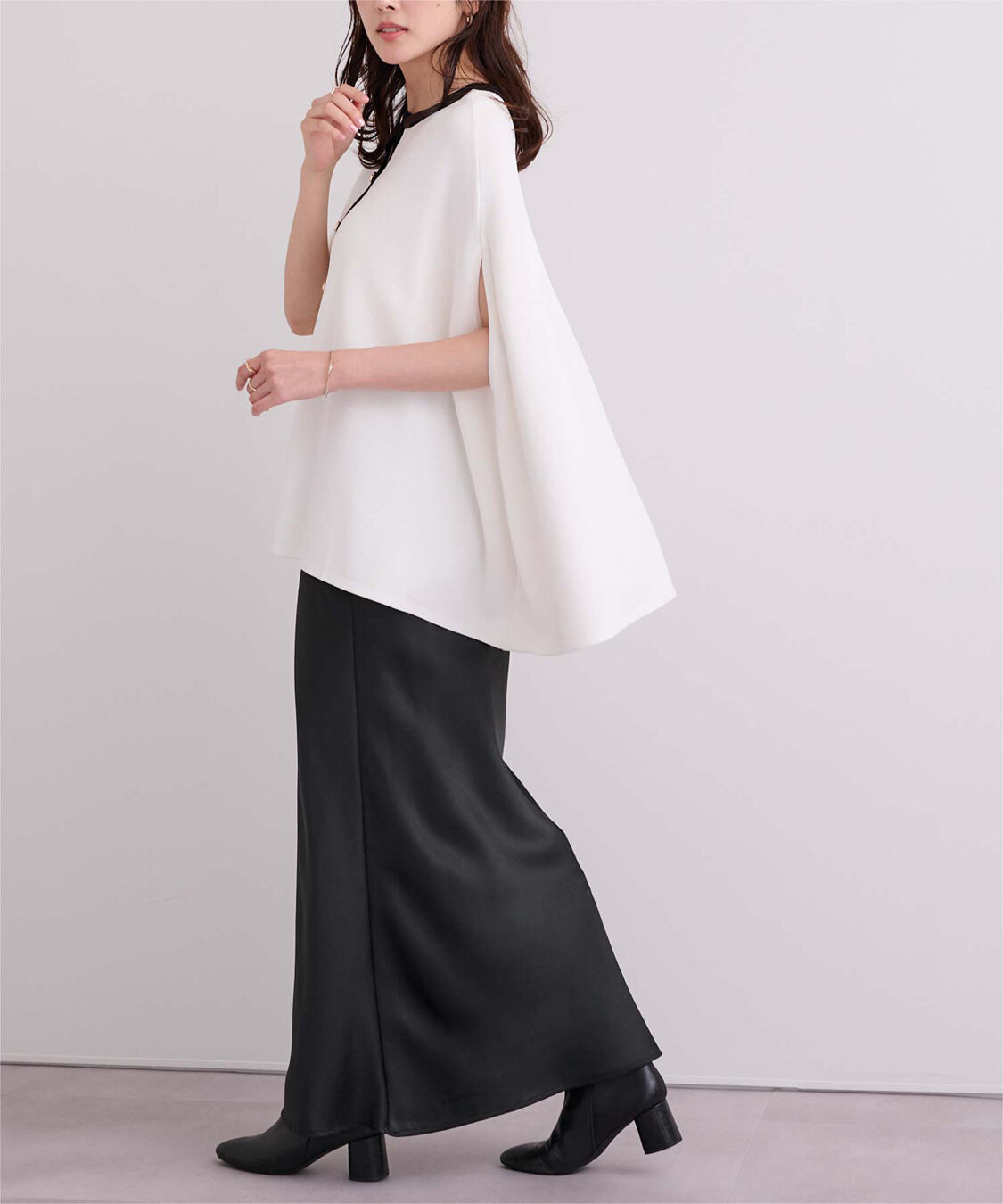 ur's「サテンマーメイドマキシスカート」|スカート|