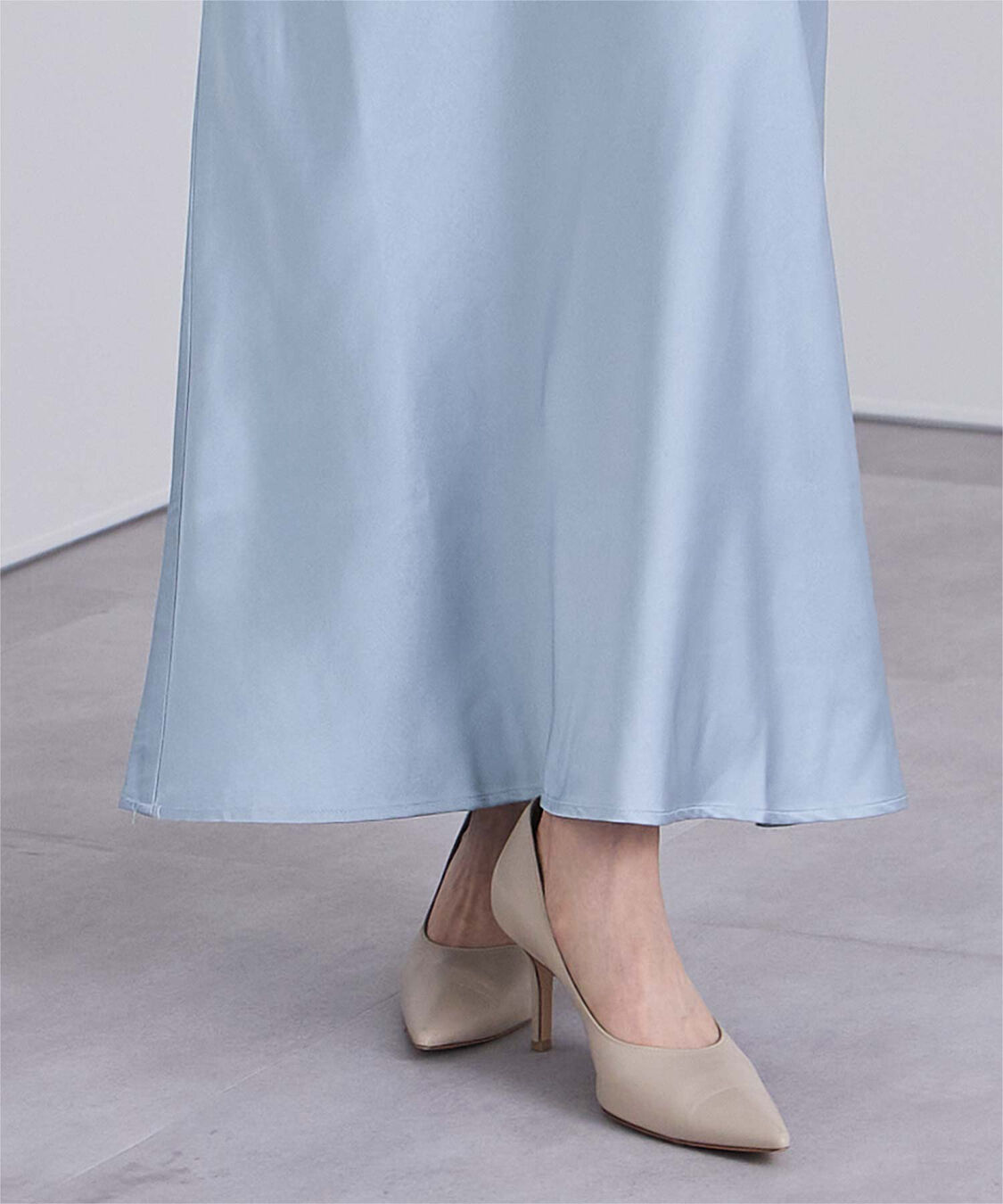 ur's「サテンマーメイドマキシスカート」|スカート|