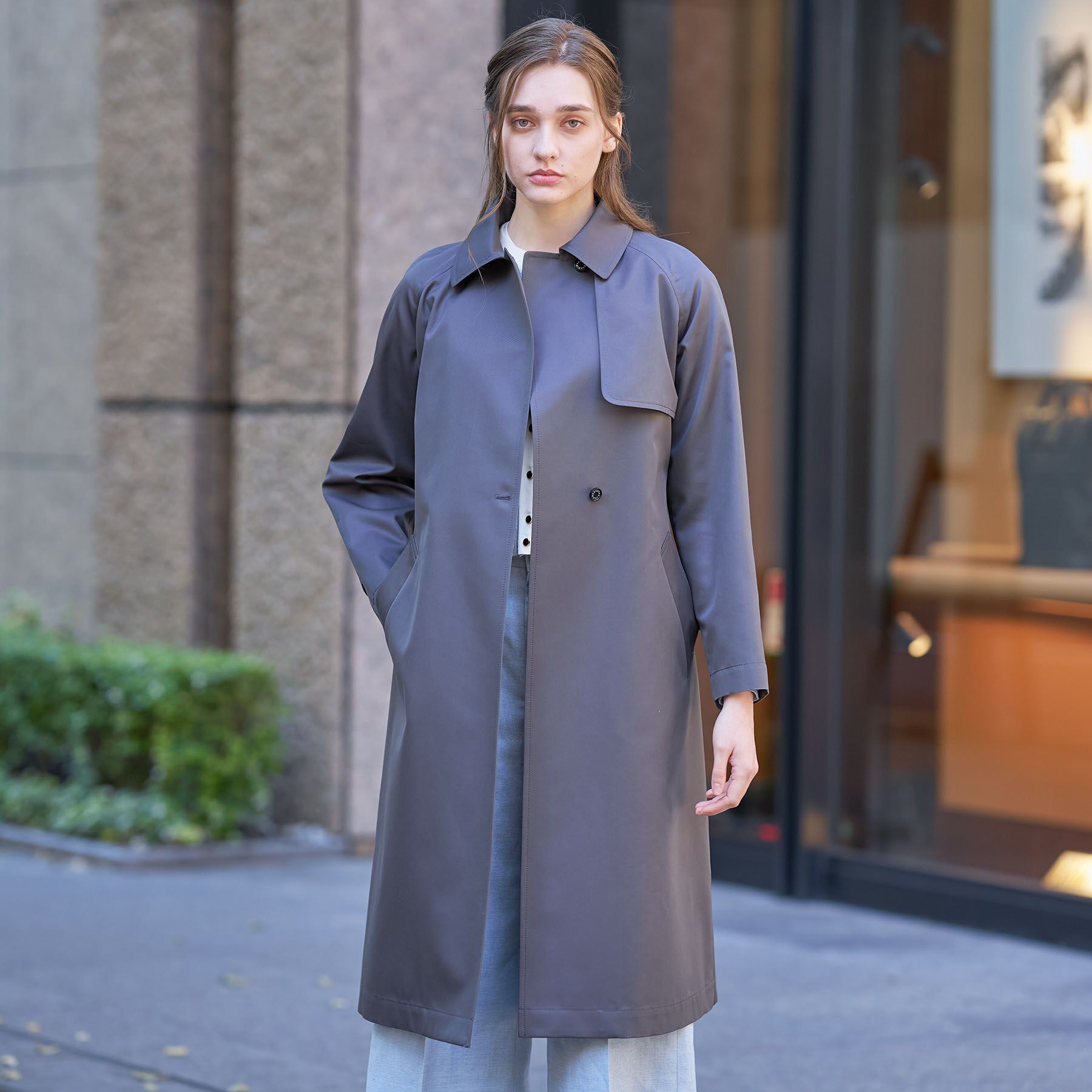 DRESSTERIOR「ライトトレンチコート」|トレンチコート|