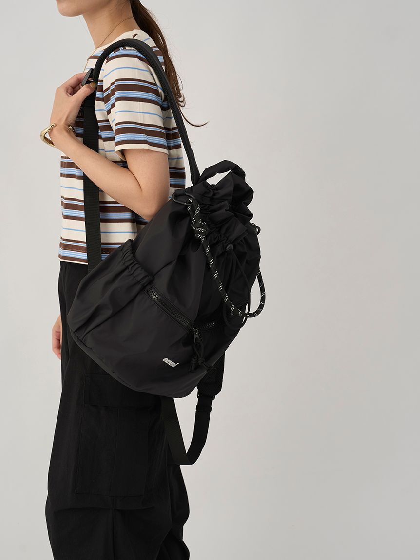 限定カラー】撥水 emmiロゴマルチバックパック（emmi atelier