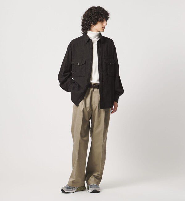 UNITED ARROWS「＜District＞シュリンク サージ 2ポケット シャツ」|シャツ・ブラウス|