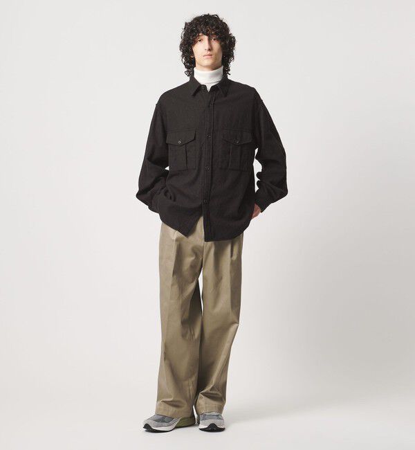 UNITED ARROWS「＜District＞シュリンク サージ 2ポケット シャツ」|シャツ・ブラウス|