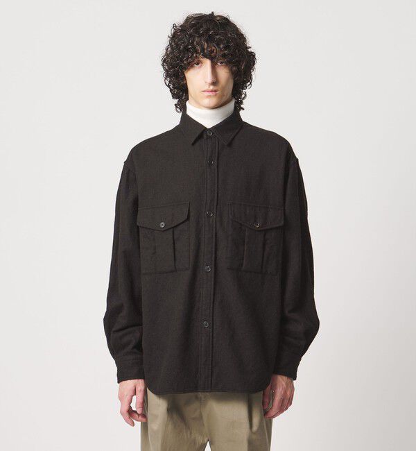 UNITED ARROWS「＜District＞シュリンク サージ 2ポケット シャツ」|シャツ・ブラウス|