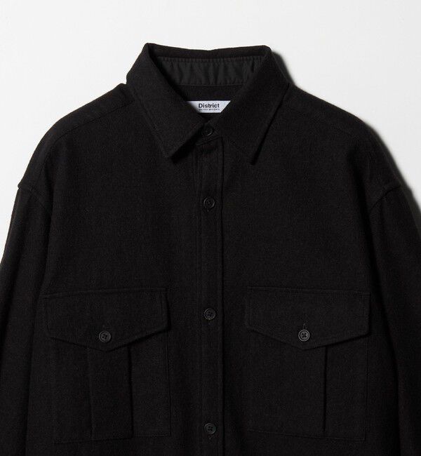 UNITED ARROWS「＜District＞シュリンク サージ 2ポケット シャツ」|シャツ・ブラウス|
