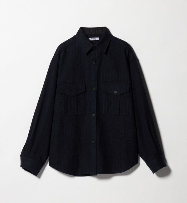 UNITED ARROWS「＜District＞シュリンク サージ 2ポケット シャツ」|シャツ・ブラウス|