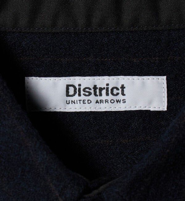 UNITED ARROWS「＜District＞シュリンク サージ 2ポケット シャツ」|シャツ・ブラウス|