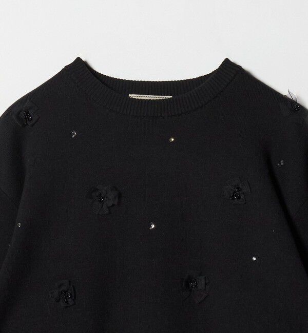 UNITED ARROWS「3D ビジュー プルオーバーニット」|ニット・セーター|