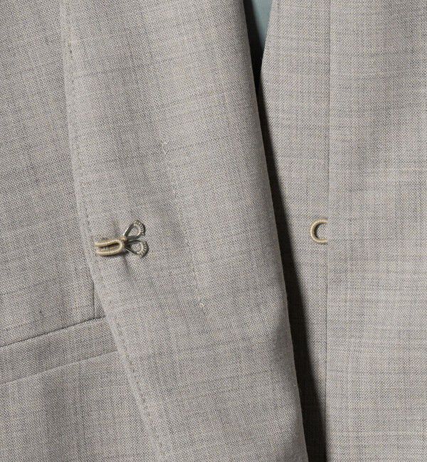 UNITED ARROWS green label relaxing「カチリラ ノーラペル ジャケット  -ウォッシャブル・ストレッチ-」|ノーカラージャケット|