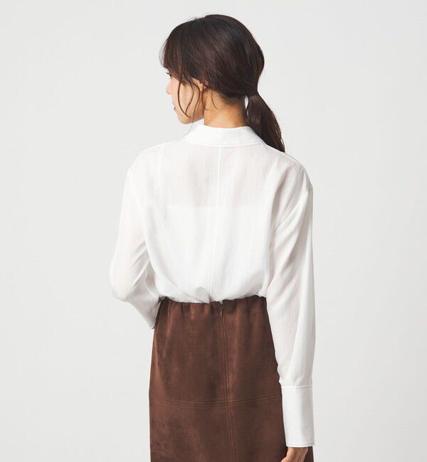 EMMEL REFINES「＜EMMEL REFINES＞EM レイヤーヒヨク ステッチ シャツ」|シャツ・ブラウス|