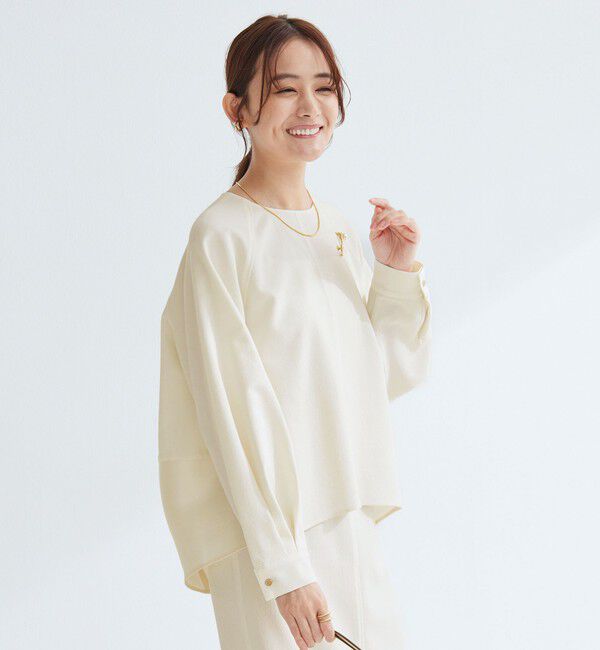 UNITED ARROWS green label relaxing「［size SHORTあり］フルリー フォルム プルオーバー ブラウス」|シャツ・ブラウス|