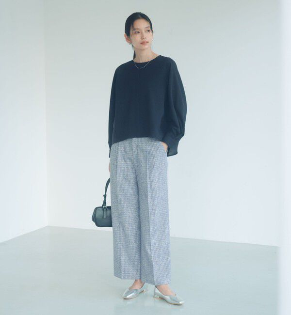 UNITED ARROWS green label relaxing「［size SHORTあり］フルリー フォルム プルオーバー ブラウス」|シャツ・ブラウス|