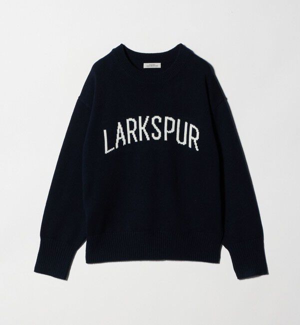 UNITED ARROWS green label relaxing「ロゴ ニット プルオーバー 2 ウォッシャブル」|ニット・セーター|NAVY