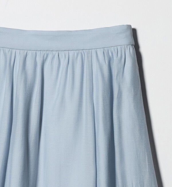 UNITED ARROWS green label relaxing「［size SHORTあり］エアリーギャザー スカート」|フレア|