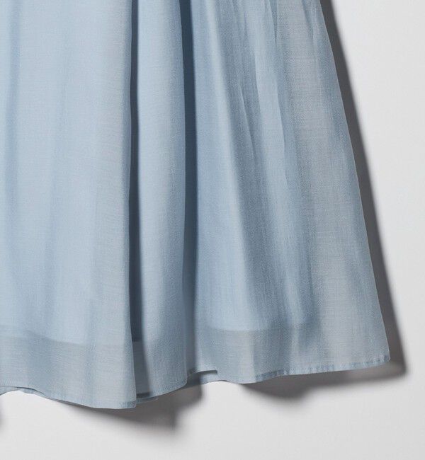 UNITED ARROWS green label relaxing「［size SHORTあり］エアリーギャザー スカート」|フレア|