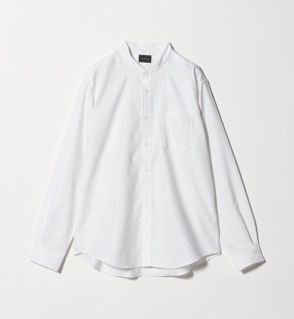 UNITED ARROWS green label relaxing「W/R オックスフォード バンドカラー 長袖 シャツ」|シャツ・ブラウス|WHITE