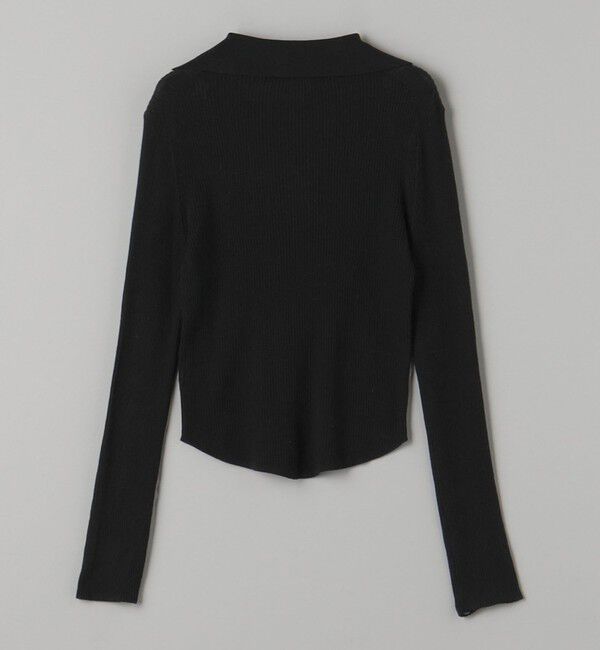 BEAUTY&YOUTH UNITED ARROWS「コットンリブ オープンカラーニット -ウォッシャブル-」|ニット・セーター|