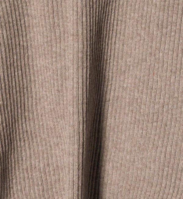 BEAUTY&YOUTH UNITED ARROWS「コットンリブ オープンカラーニット -ウォッシャブル-」|ニット・セーター|