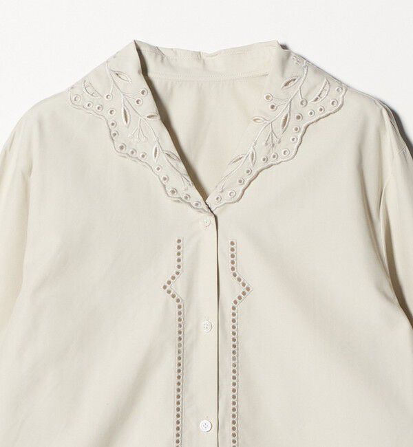 BEAUTY&YOUTH UNITED ARROWS「エンブロイダリーカラー シャツ」|シャツ・ブラウス|