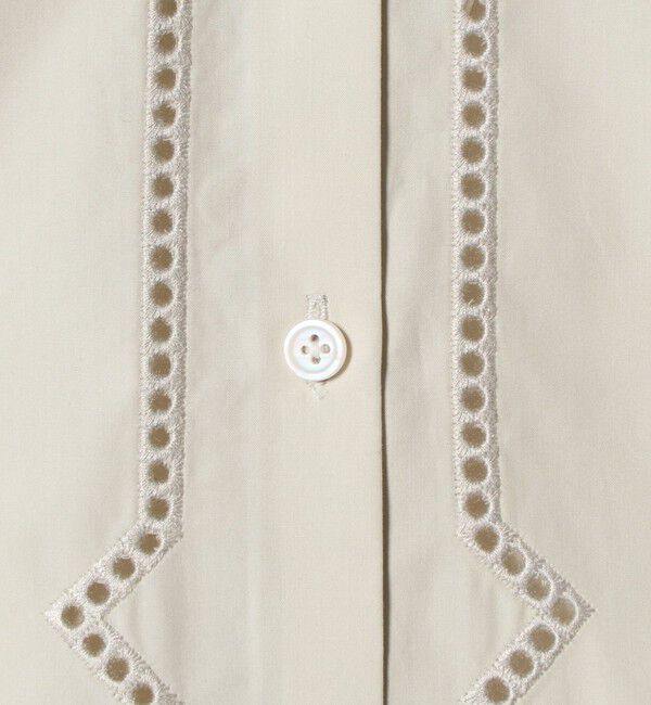 BEAUTY&YOUTH UNITED ARROWS「エンブロイダリーカラー シャツ」|シャツ・ブラウス|