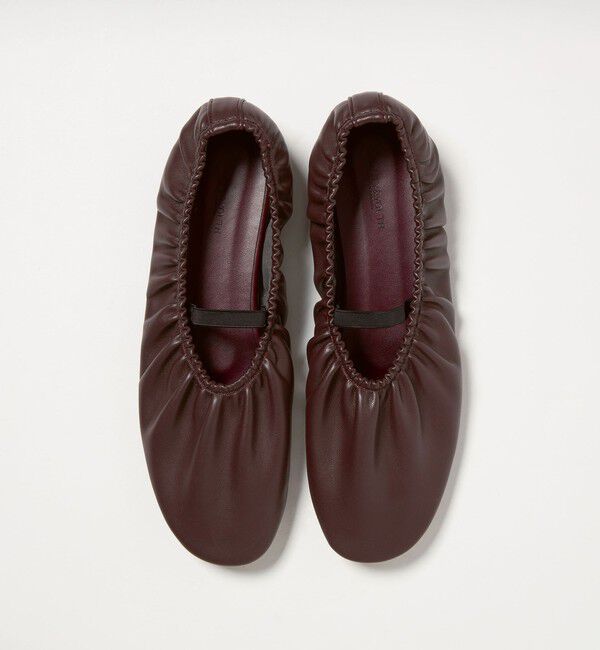 BEAUTY&YOUTH UNITED ARROWS「ギャザー バレエシューズ」|バレエシューズ|