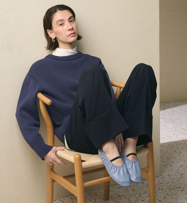 BEAUTY&YOUTH UNITED ARROWS「ギャザー バレエシューズ」|バレエシューズ|