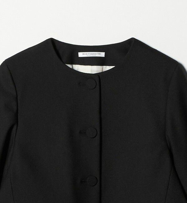 BEAUTY&YOUTH UNITED ARROWS「ツイードライク ノーカラージャケット」|ノーカラージャケット|