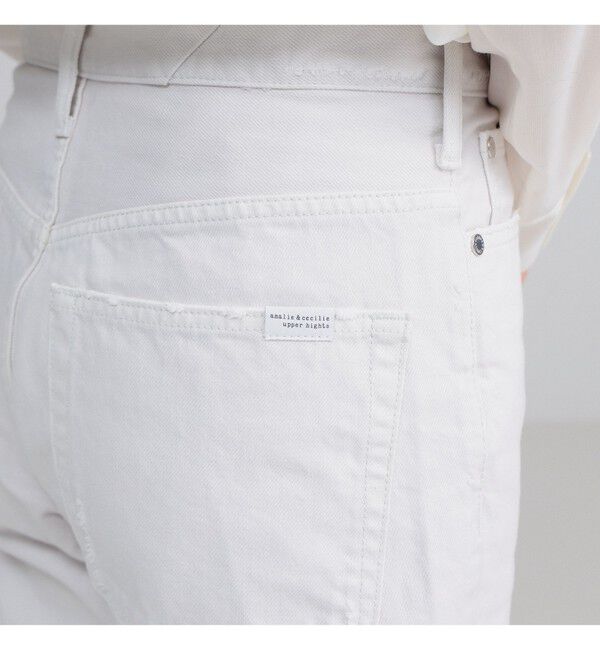 Demi-Luxe BEAMS 「upper hights / THE CECILIE BONE デニムパンツ」|デニム|