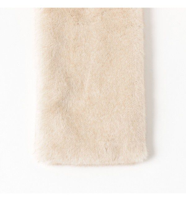 Demi-Luxe BEAMS 「ミンク フェイクファー マフラー」|ストール|