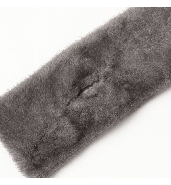 Demi-Luxe BEAMS 「ミンク フェイクファー マフラー」|ストール|