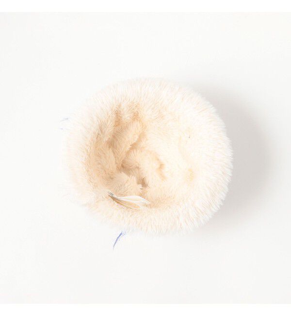 Ray BEAMS 「カラー フリンジ ニット帽」|その他|