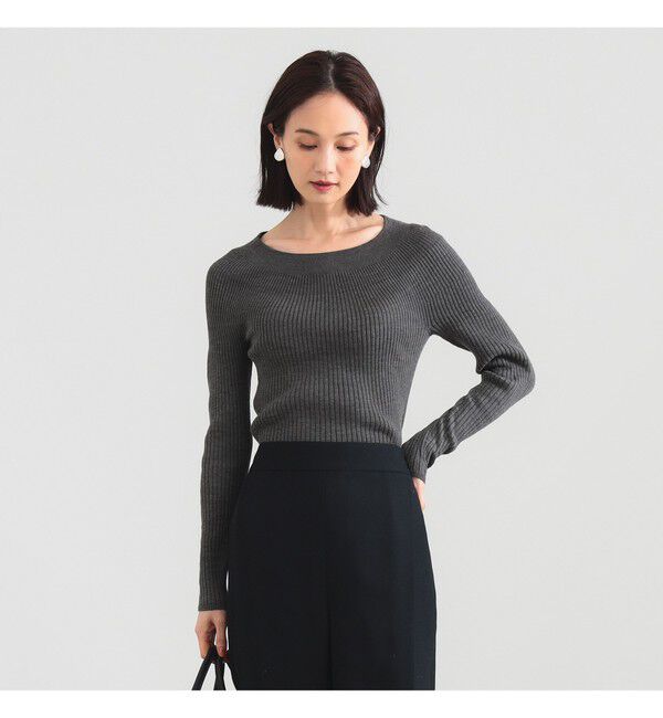 Demi-Luxe BEAMS 「ホールガーメント リブ プルオーバー」|ニット・セーター|