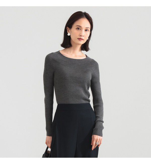 Demi-Luxe BEAMS 「ホールガーメント リブ プルオーバー」|ニット・セーター|