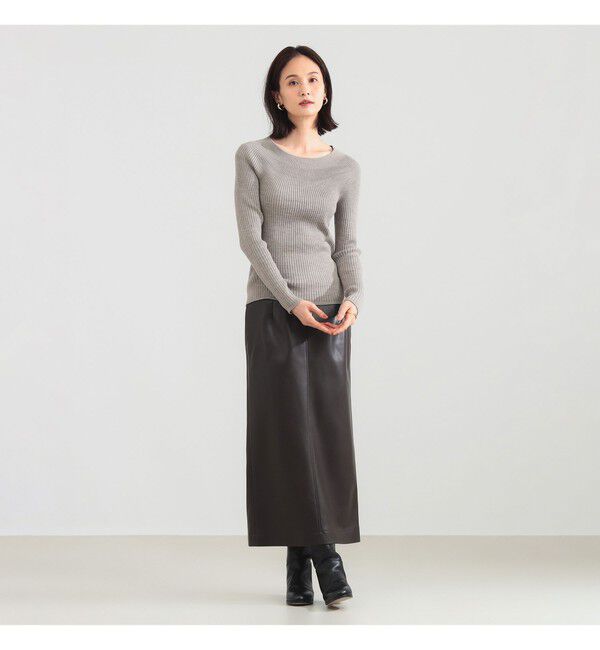Demi-Luxe BEAMS 「ホールガーメント リブ プルオーバー」|ニット・セーター|