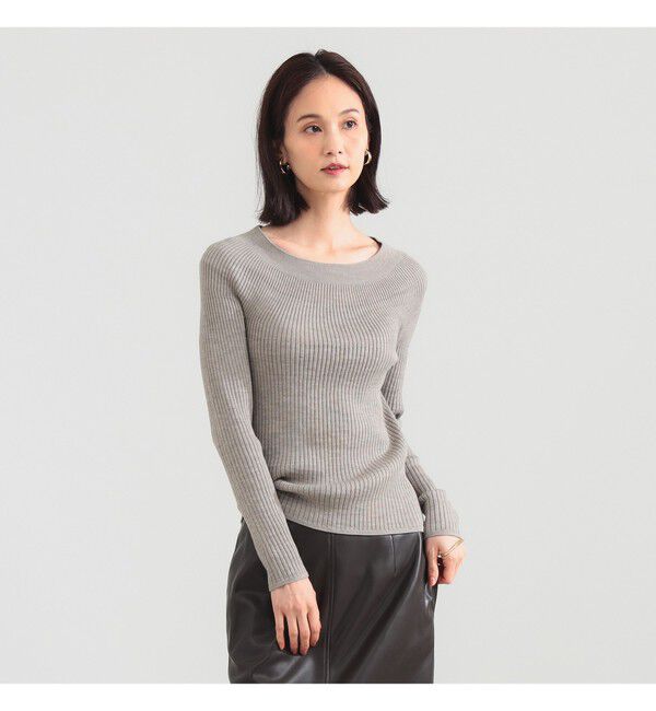 Demi-Luxe BEAMS 「ホールガーメント リブ プルオーバー」|ニット・セーター|