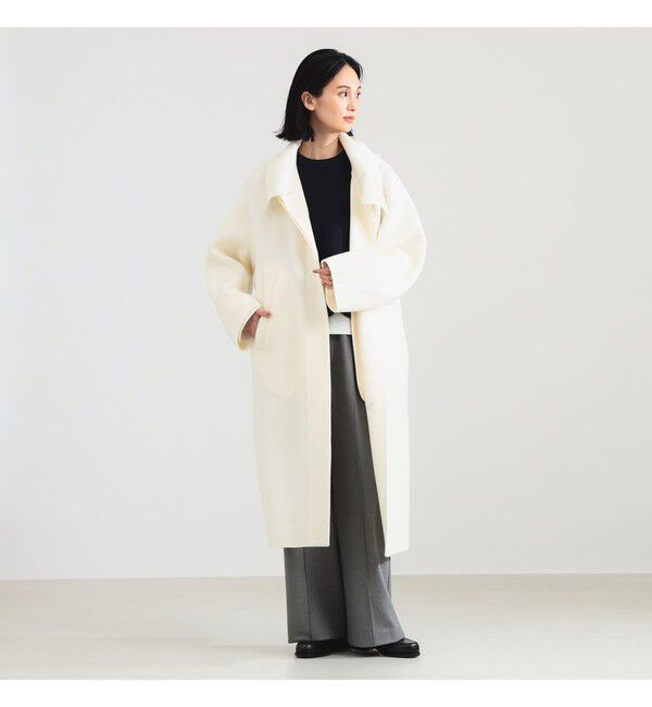 Demi-Luxe BEAMS 「リバー フーディーコート」|ダッフルコート|