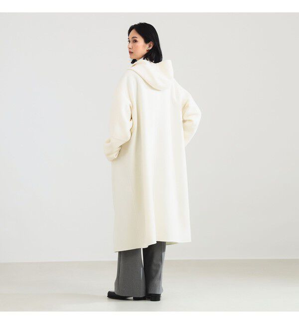 Demi-Luxe BEAMS 「リバー フーディーコート」|ダッフルコート|