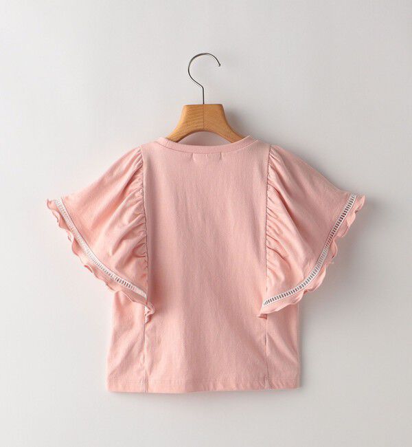 SHIPS KIDS「SHIPS KIDS:100～130cm / はしご レース 半袖 TEE」|Tシャツ・カットソー|