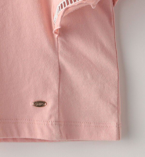 SHIPS KIDS「SHIPS KIDS:100～130cm / はしご レース 半袖 TEE」|Tシャツ・カットソー|