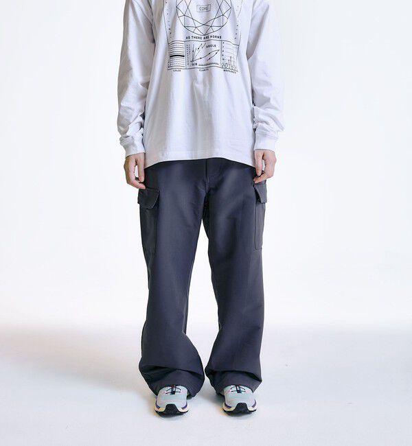 SHIPS「City Ambient Products: SHELTECH Warm(R) ワイド カーゴパンツ」|その他|チャコールグレー