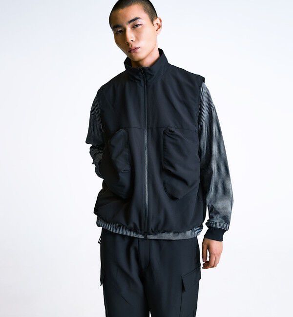 SHIPS「City Ambient Products: SHELTECH Warm(R) ジップオーバーベスト」|ダウンベスト・ベスト|