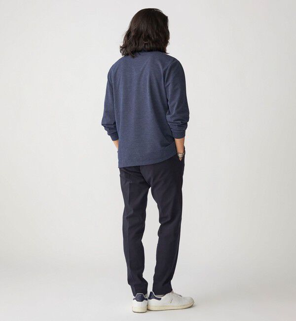 SHIPS「【WEB限定】SHIPS: 吸水速乾・UVケア Drymix（R）ワンポイントロゴ ボタンダウン 長袖ポロシャツ」|ポロシャツ|