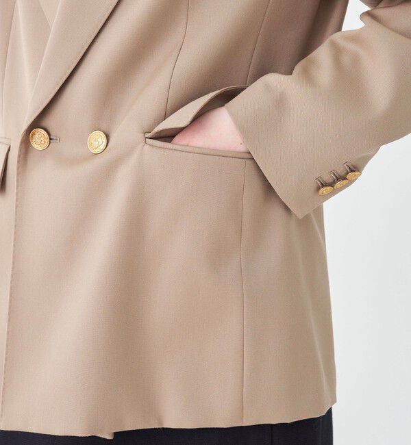 ウールギャバジン ダブルブレストジャケット（MACPHEE）｜ルミネの