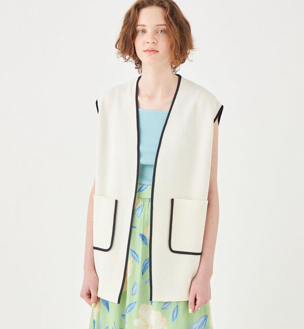 Ballsey「ミラノリブ ジレ」|ベスト・ジレ|