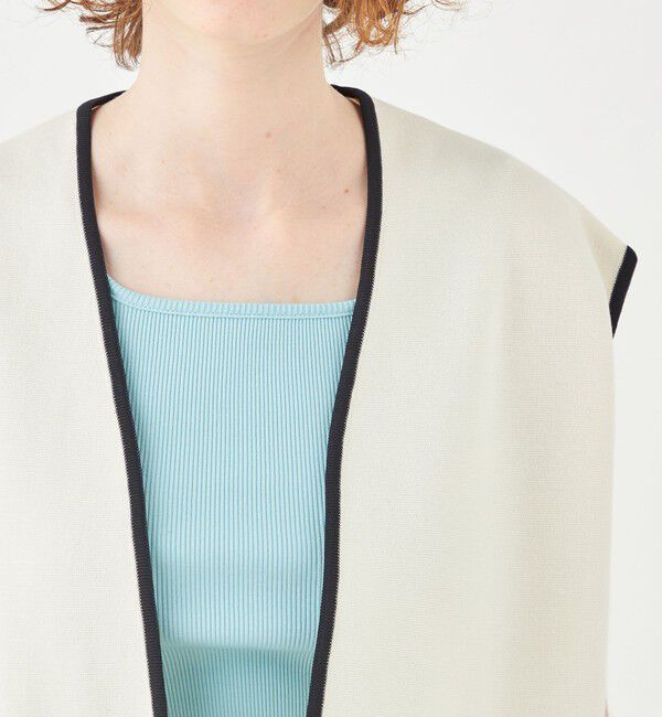 Ballsey「ミラノリブ ジレ」|ベスト・ジレ|