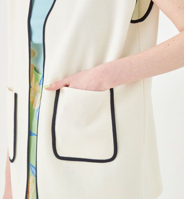 Ballsey「ミラノリブ ジレ」|ベスト・ジレ|